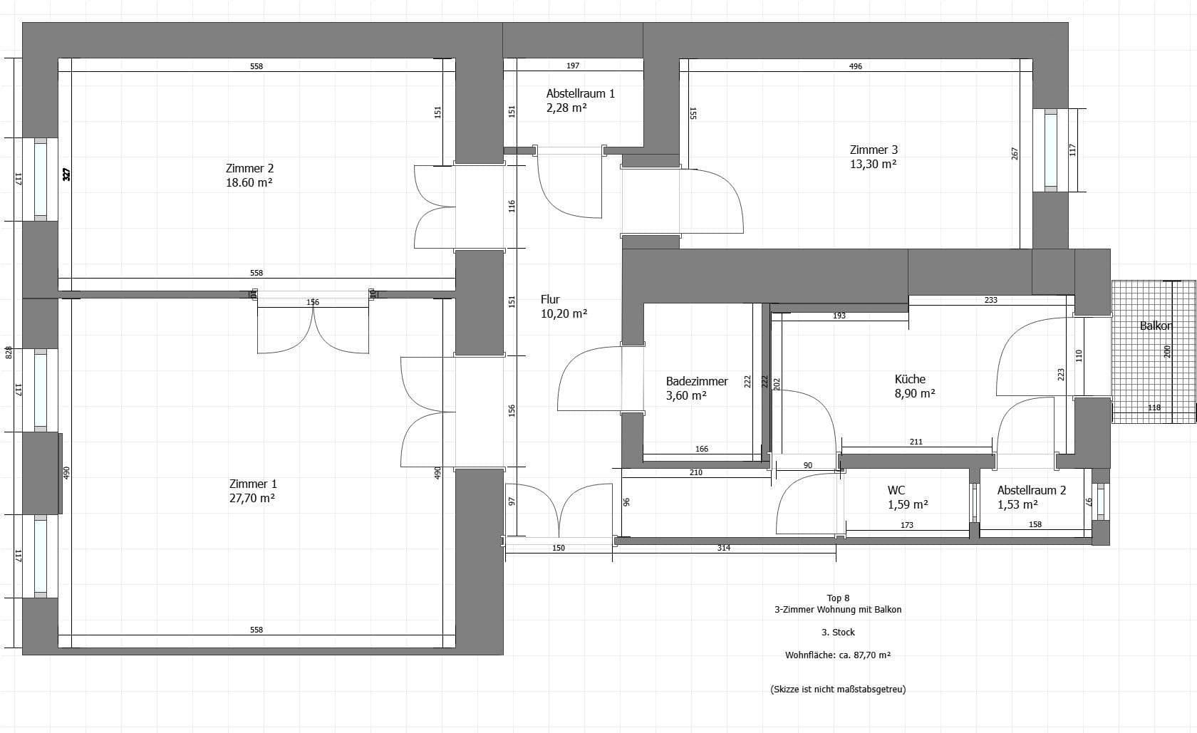 Predaj bytu 3-izbový 87 m², Pestalozzistraße 28, Graz, Štajersko Predaj bytu 3-izbový 87 m², Pestalozzistraße 28, Graz, Štajersko