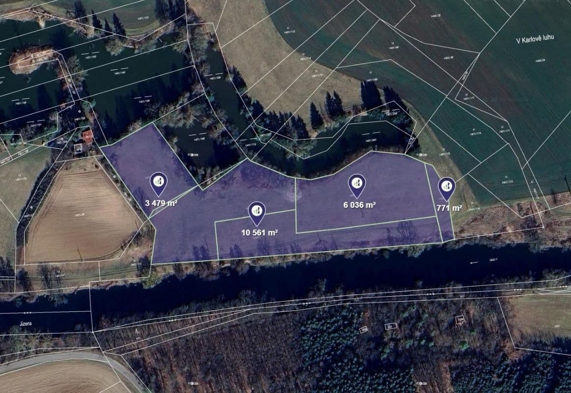 Predaj pozemku 20.847 m², Kochánky, Středočeský kraj Predaj pozemku 20.847 m², Kochánky, Středočeský kraj