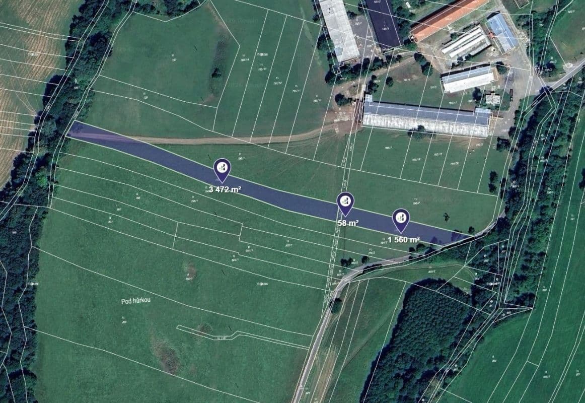 Predaj pozemku 3.181 m², Podolí, Zlínský kraj Predaj pozemku 3.181 m², Podolí, Zlínský kraj