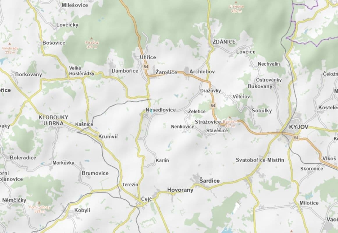 Predaj pozemku 2.022 m², Násedlovice, Jihomoravský kraj Predaj pozemku 2.022 m², Násedlovice, Jihomoravský kraj