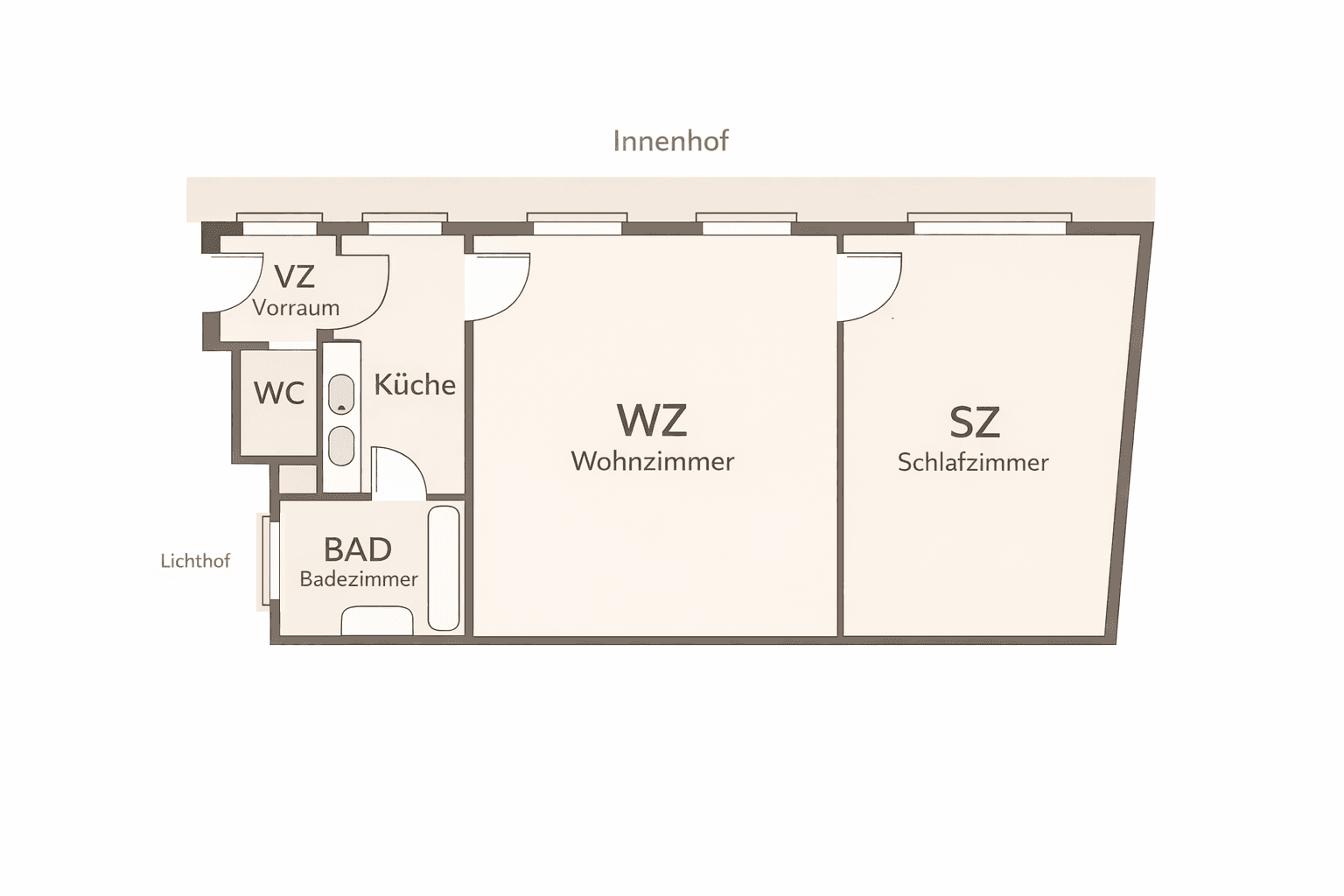 Predaj bytu 2-izbový 57 m², Mumbgasse 1-3, Wien, Viedeň Predaj bytu 2-izbový 57 m², Mumbgasse 1-3, Wien, Viedeň