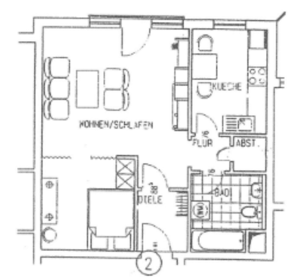 Prenájom bytu 1-izbový 54 m², Am Mahlbusen 16, Bernau, Brandenbursko Prenájom bytu 1-izbový 54 m², Am Mahlbusen 16, Bernau, Brandenbursko