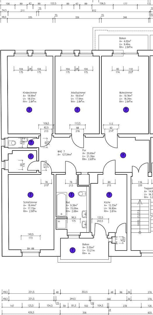 Prenájom bytu 4-izbový 128 m², Georg-Schumann-Straße 31, Leipzig, Sasko Prenájom bytu 4-izbový 128 m², Georg-Schumann-Straße 31, Leipzig, Sasko