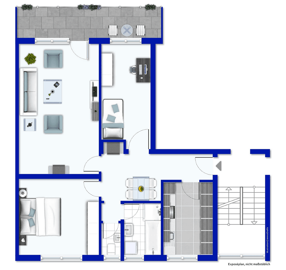 Predaj bytu 3-izbový 83 m², Emmendingen, Bádensko-Wurttembersko Predaj bytu 3-izbový 83 m², Emmendingen, Bádensko-Wurttembersko