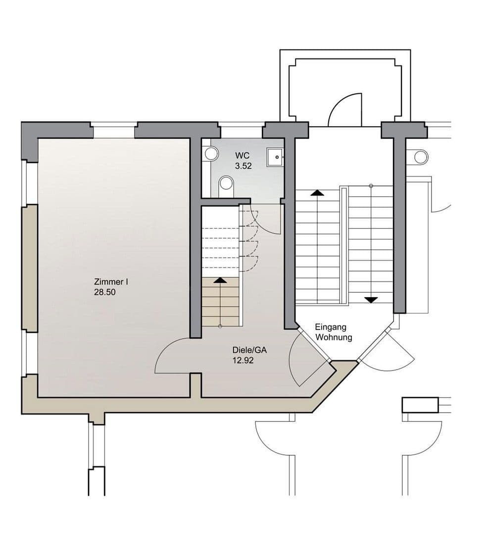 Prenájom bytu 4-izbový 152 m², Bielefeld, Severné Porýnie - Westfálsko Prenájom bytu 4-izbový 152 m², Bielefeld, Severné Porýnie - Westfálsko