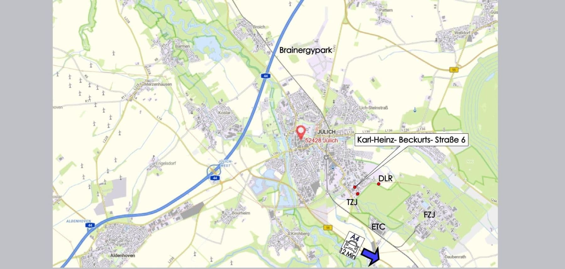 Predaj kancelárie 250 m², Karl-Heinz-Beckurts-Straße 6, Jülich, Severné Porýnie - Westfálsko Predaj kancelárie 250 m², Karl-Heinz-Beckurts-Straße 6, Jülich, Severné Porýnie - Westfálsko