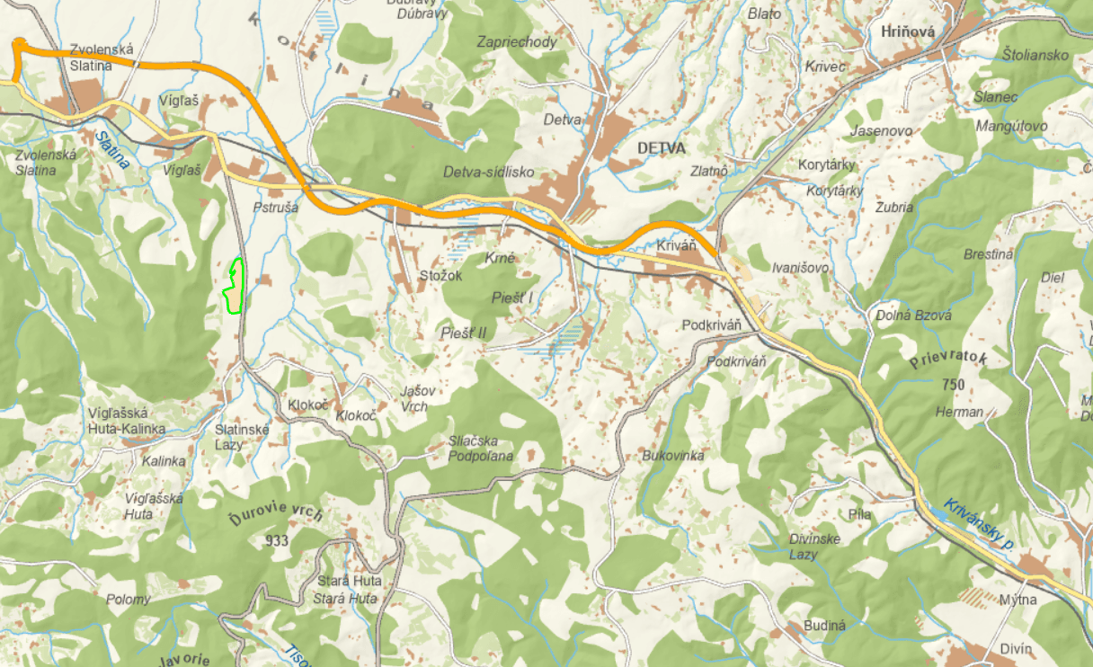 Predaj pozemku 647.000 m², Vígľaš, Banskobystrický kraj Predaj pozemku 647.000 m², Vígľaš, Banskobystrický kraj