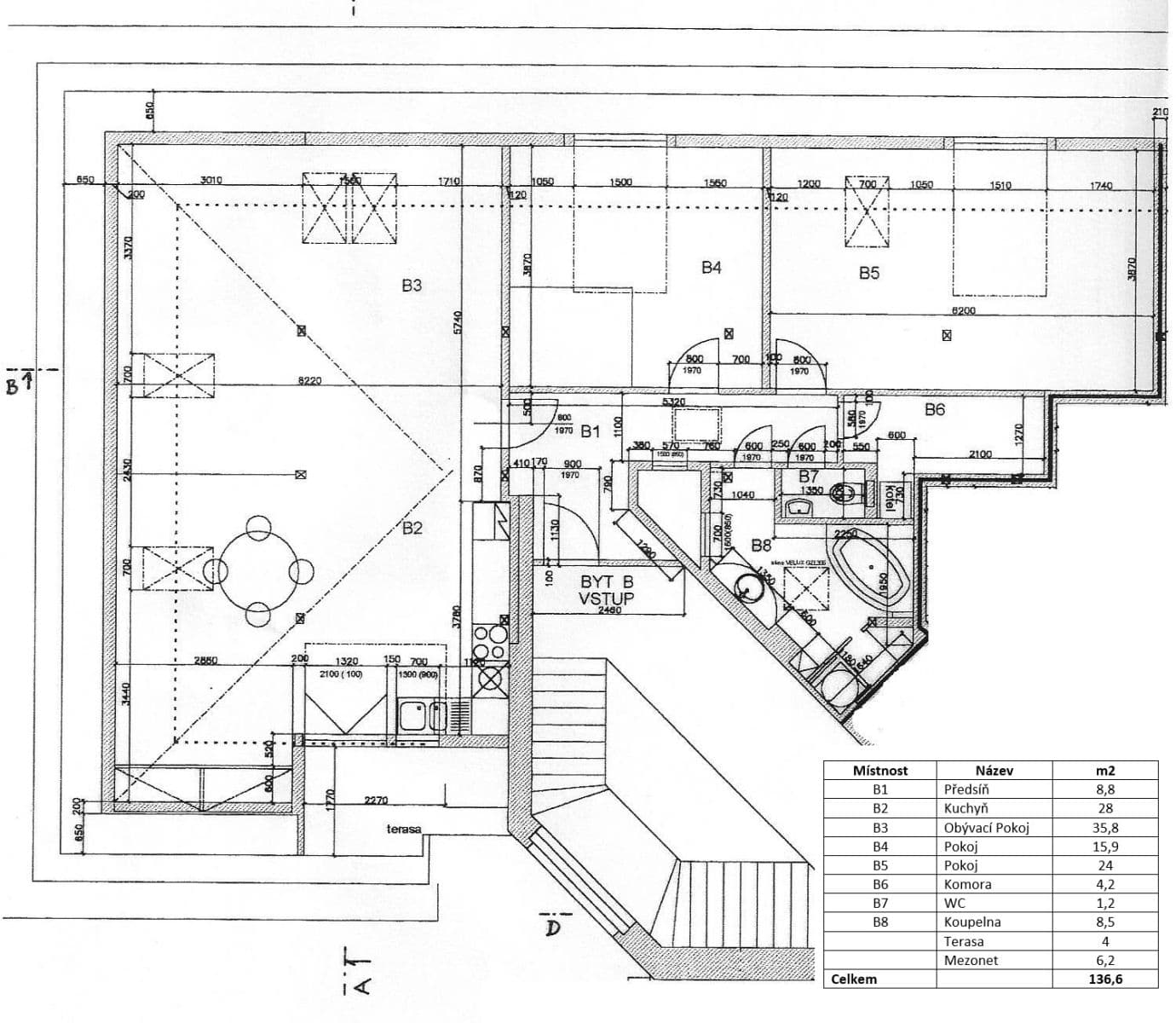 Prenájom bytu 3-izbový 136 m², Na Výsledku II, Praha, Praha Prenájom bytu 3-izbový 136 m², Na Výsledku II, Praha, Praha