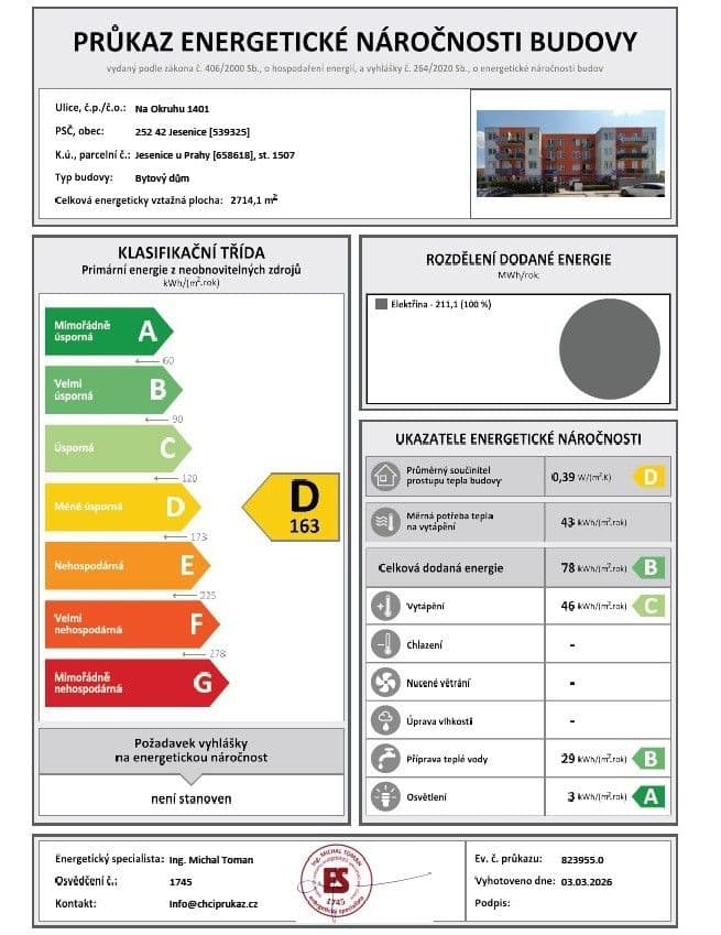Predaj bytu 2-izbový 63 m², Na Okruhu, Jesenice, Středočeský kraj Predaj bytu 2-izbový 63 m², Na Okruhu, Jesenice, Středočeský kraj