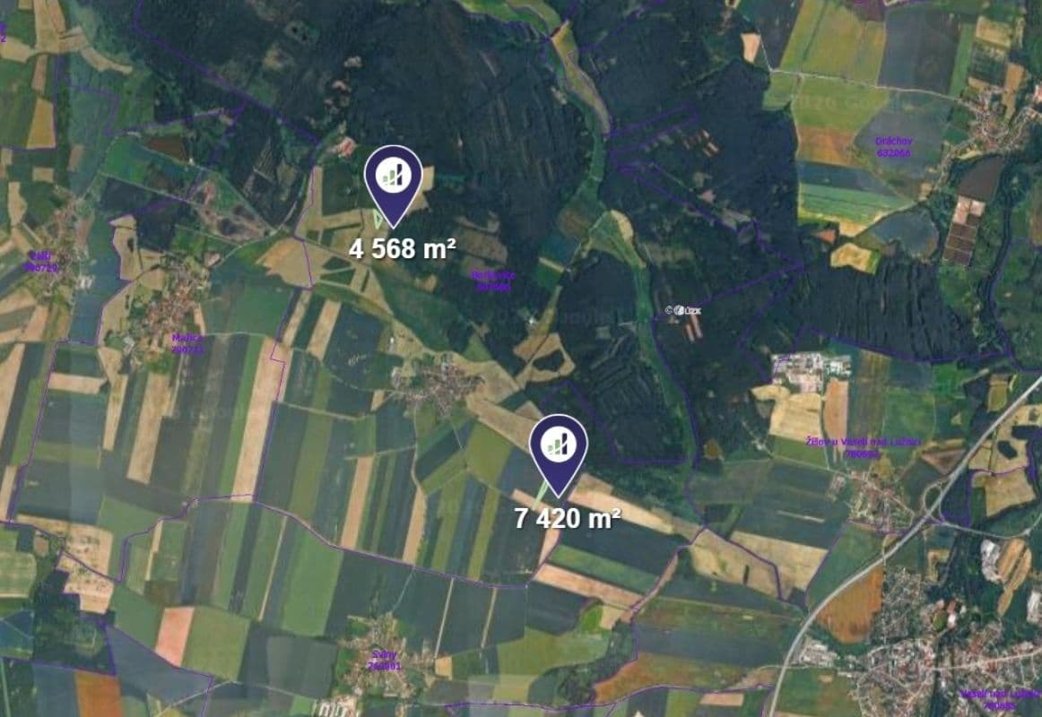 Predaj pozemku 11.988 m², Borkovice, Jihočeský kraj Predaj pozemku 11.988 m², Borkovice, Jihočeský kraj