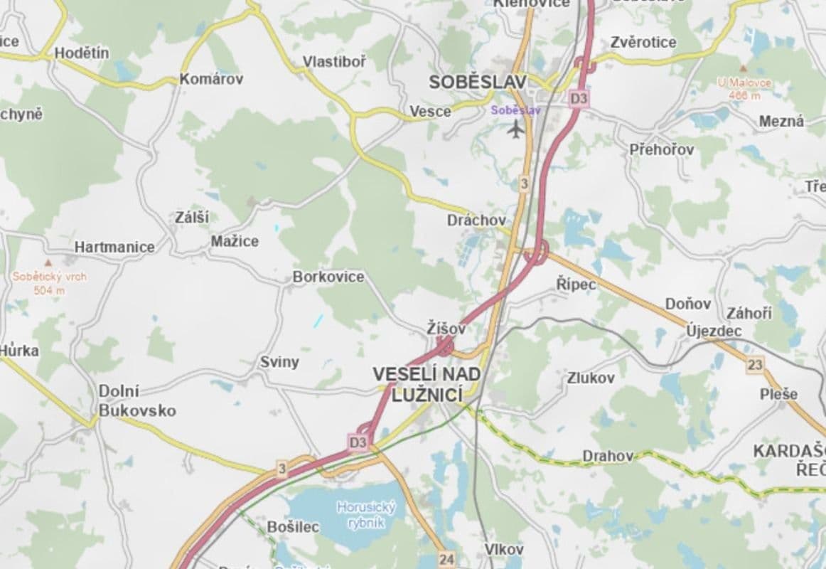 Predaj pozemku 11.988 m², Borkovice, Jihočeský kraj Predaj pozemku 11.988 m², Borkovice, Jihočeský kraj