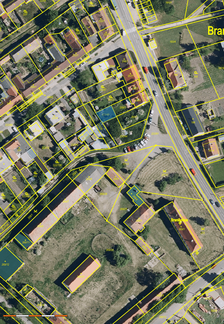 Predaj pozemku 819 m², Branišovice, Jihomoravský kraj Predaj pozemku 819 m², Branišovice, Jihomoravský kraj
