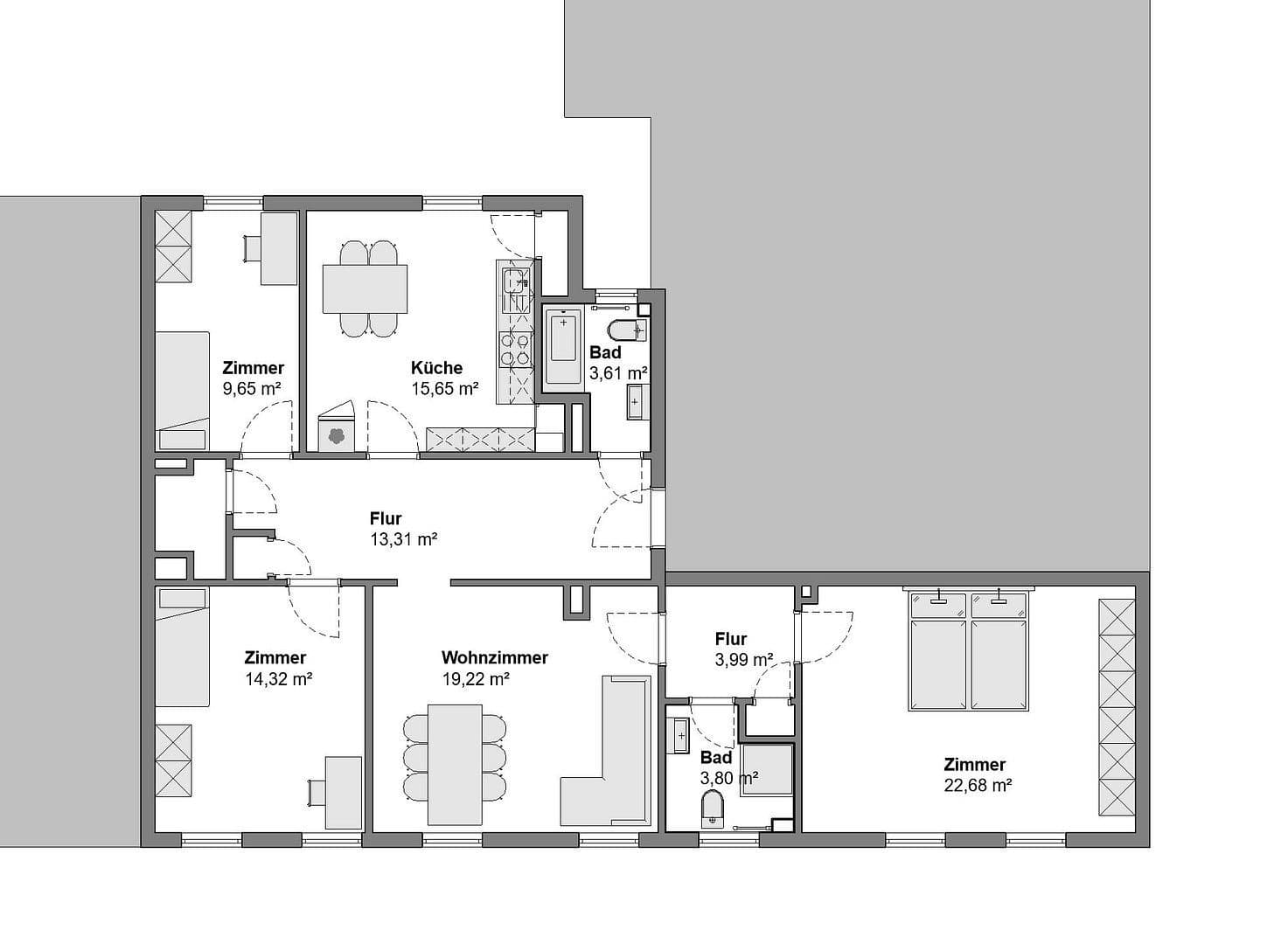 Predaj bytu 4-izbový 109 m², Bremerhaven, Brémy Predaj bytu 4-izbový 109 m², Bremerhaven, Brémy