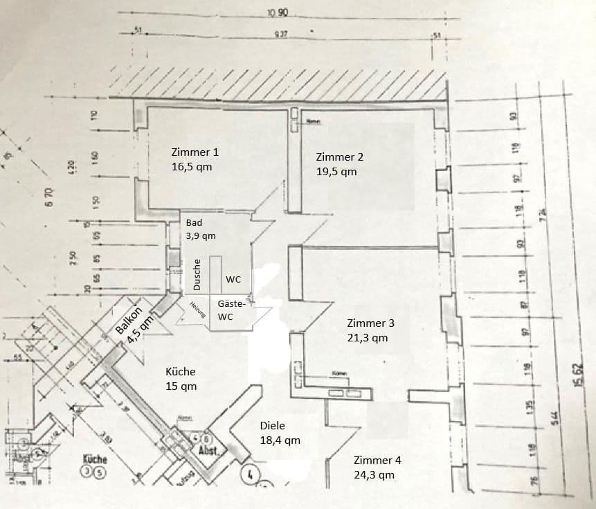 Predaj bytu 4-izbový 119 m², Bankstrasse 42, Düsseldorf, Severné Porýnie - Westfálsko Predaj bytu 4-izbový 119 m², Bankstrasse 42, Düsseldorf, Severné Porýnie - Westfálsko