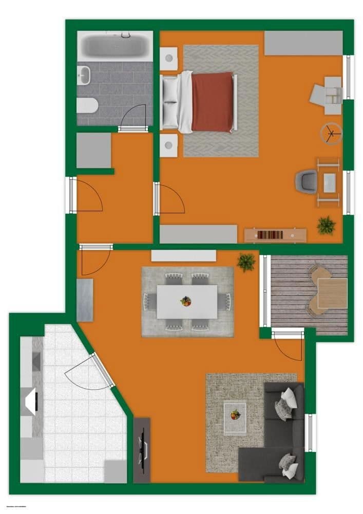 Prenájom bytu 2-izbový 74 m², Hauptstrasse 160, Weil am Rhein, Bádensko-Wurttembersko Prenájom bytu 2-izbový 74 m², Hauptstrasse 160, Weil am Rhein, Bádensko-Wurttembersko