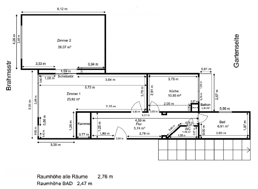 Prenájom bytu 2-izbový 80 m², Hannover, Dolné Sasko Prenájom bytu 2-izbový 80 m², Hannover, Dolné Sasko