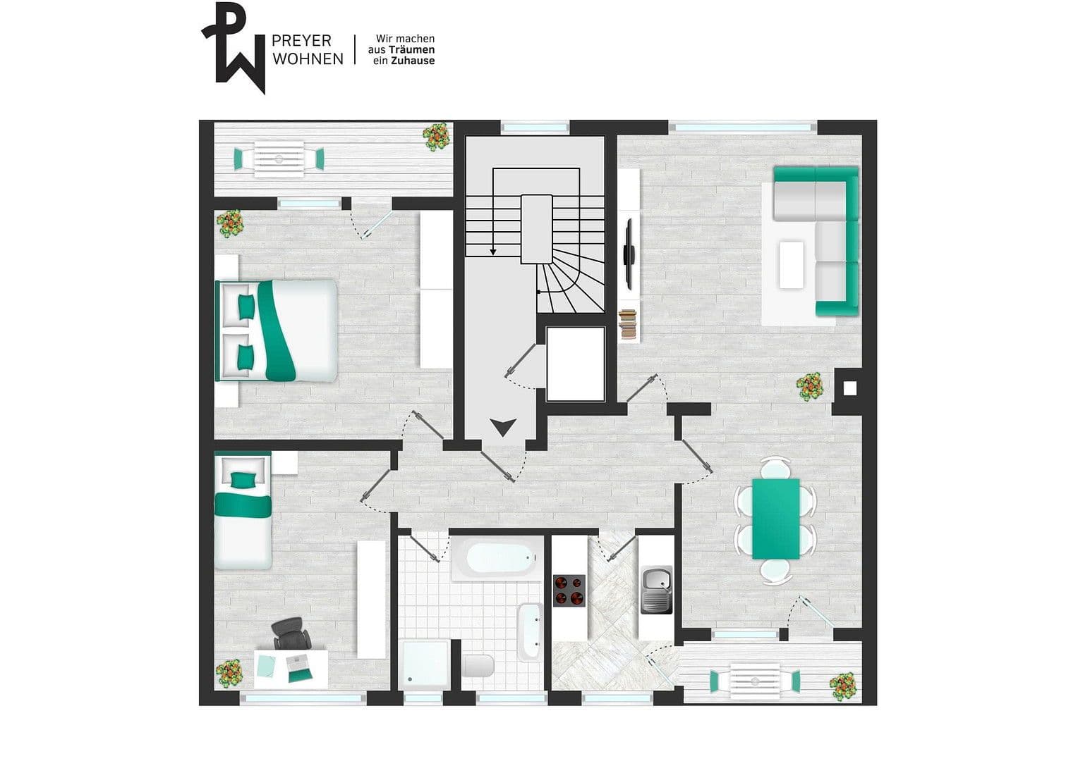 Predaj bytu 4-izbový 114 m², Theodor-Heuss-Ring 42, Köln, Severné Porýnie - Westfálsko Predaj bytu 4-izbový 114 m², Theodor-Heuss-Ring 42, Köln, Severné Porýnie - Westfálsko