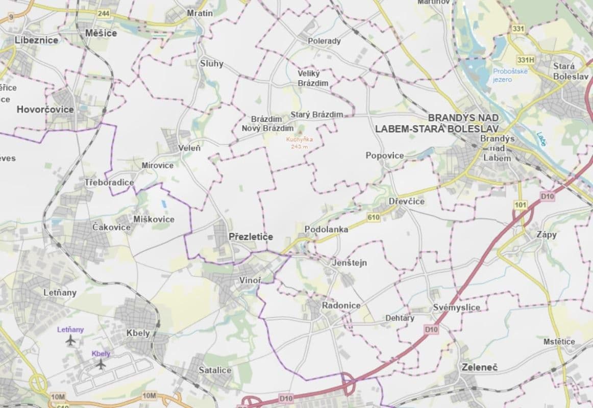 Predaj pozemku 9.593 m², Praha, Praha Predaj pozemku 9.593 m², Praha, Praha