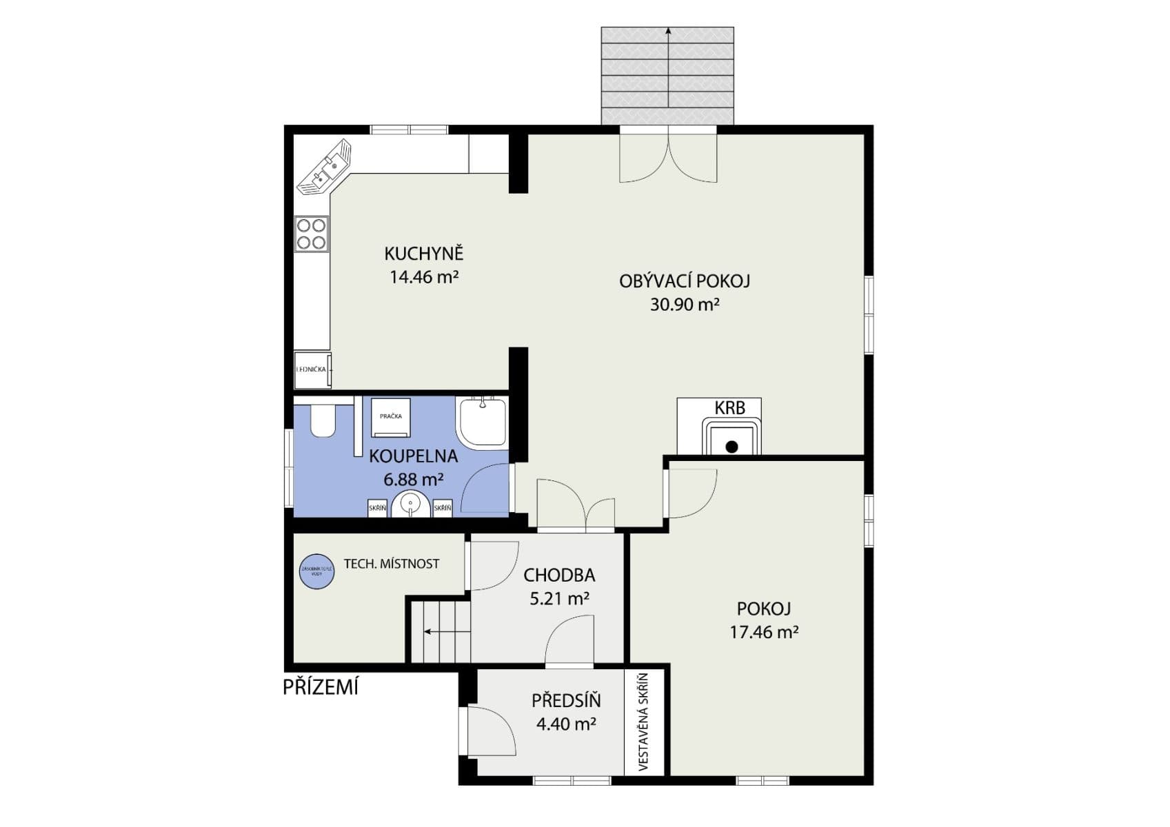 Predaj domu 225 m², pozemok 912 m², Na Libovínek, Bašť, Středočeský kraj Predaj domu 225 m², pozemok 912 m², Na Libovínek, Bašť, Středočeský kraj