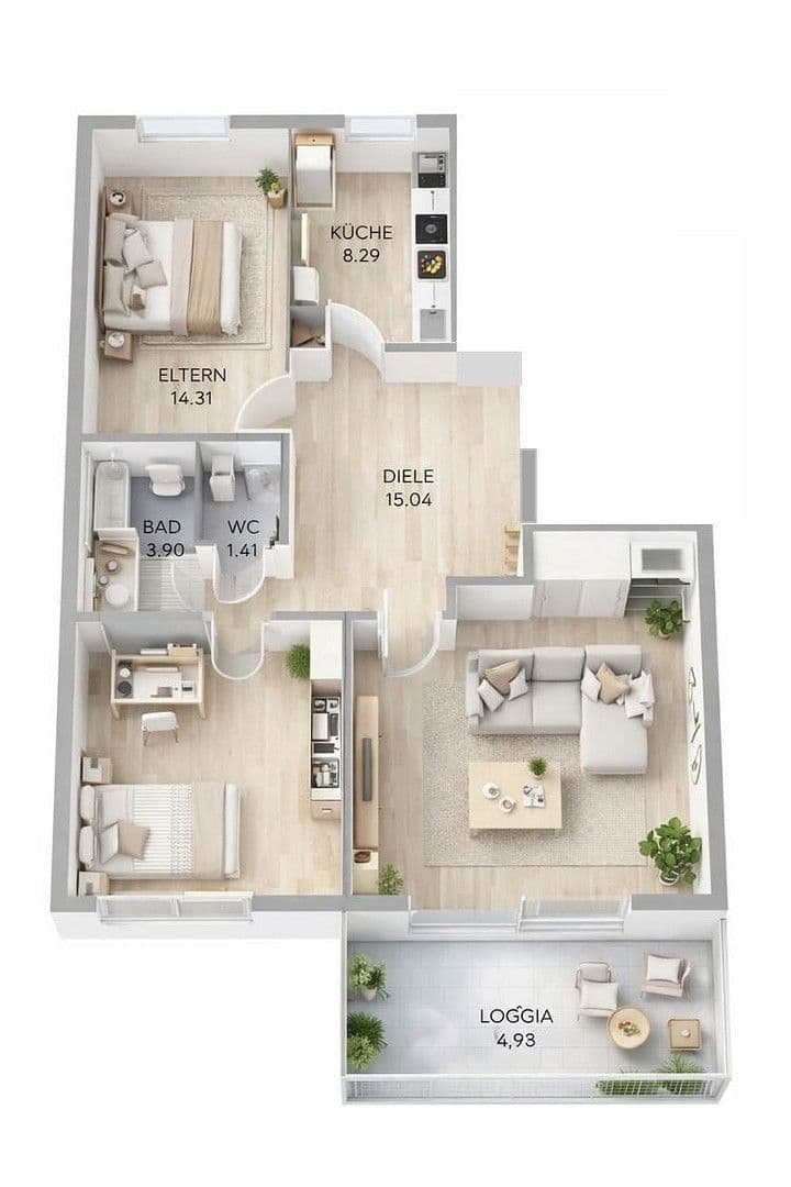 Predaj bytu 3-izbový 82 m², Riekbornweg, Hamburg, Hamburg Predaj bytu 3-izbový 82 m², Riekbornweg, Hamburg, Hamburg