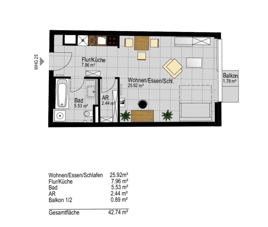 Predaj bytu 1-izbový 43 m², Franz-Marc-Straße 1, Puchheim-Bahnhof, Bavorsko Predaj bytu 1-izbový 43 m², Franz-Marc-Straße 1, Puchheim-Bahnhof, Bavorsko