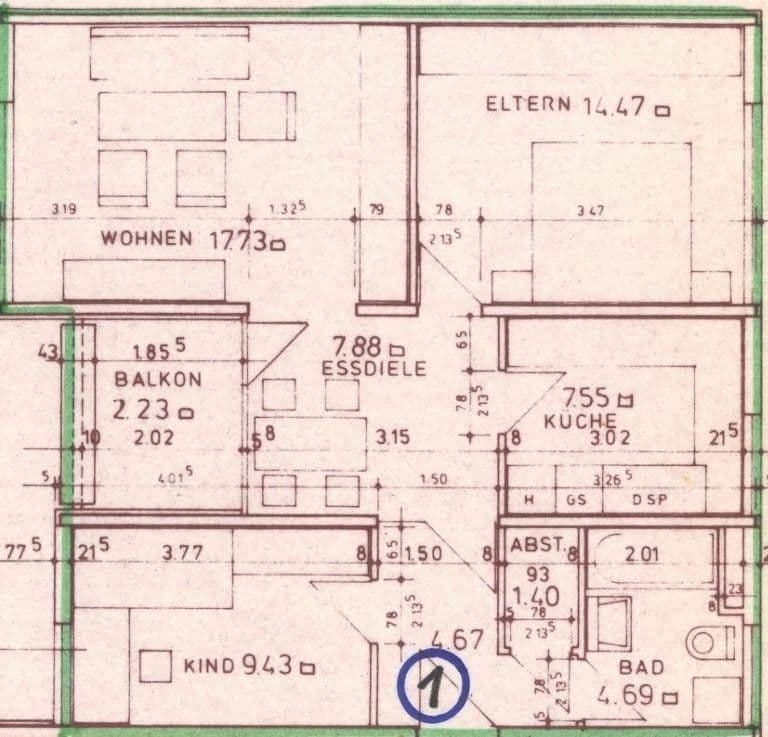 Prenájom bytu 3-izbový 70 m², Georg Ledebour Str. 18, Nürnberg, Bavorsko Prenájom bytu 3-izbový 70 m², Georg Ledebour Str. 18, Nürnberg, Bavorsko