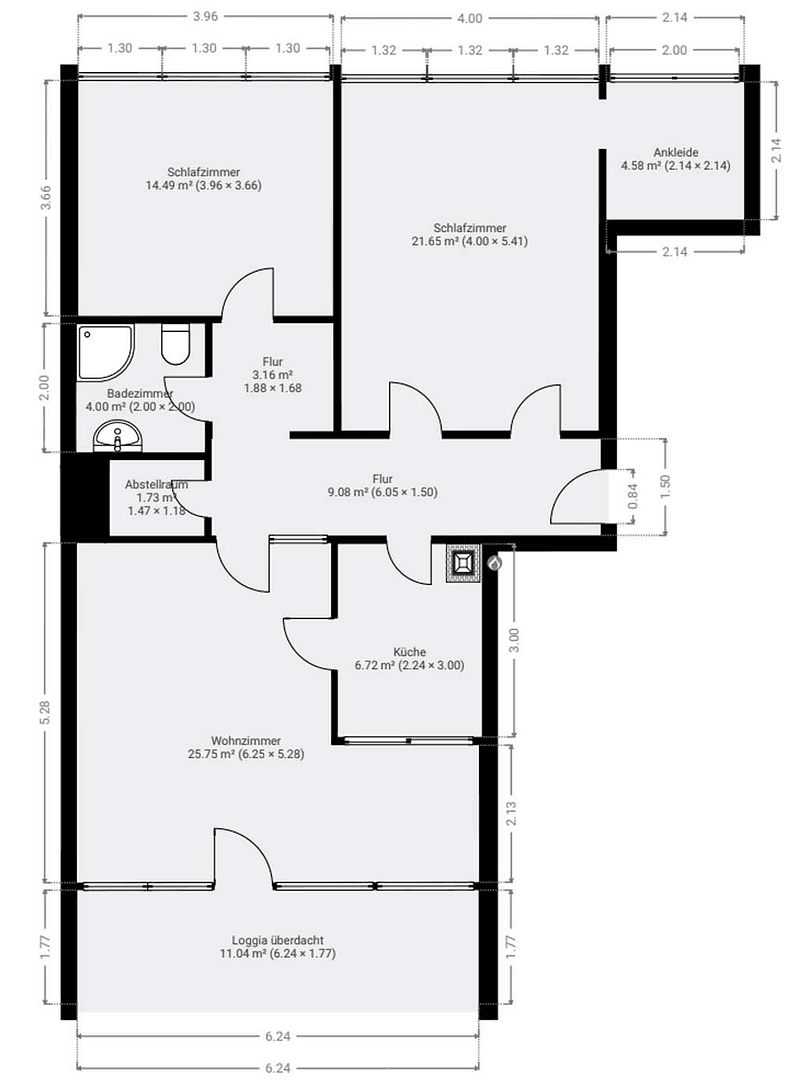 Prenájom bytu 3-izbový 96 m², Schwertstraße 65, Krefeld, Severné Porýnie - Westfálsko Prenájom bytu 3-izbový 96 m², Schwertstraße 65, Krefeld, Severné Porýnie - Westfálsko