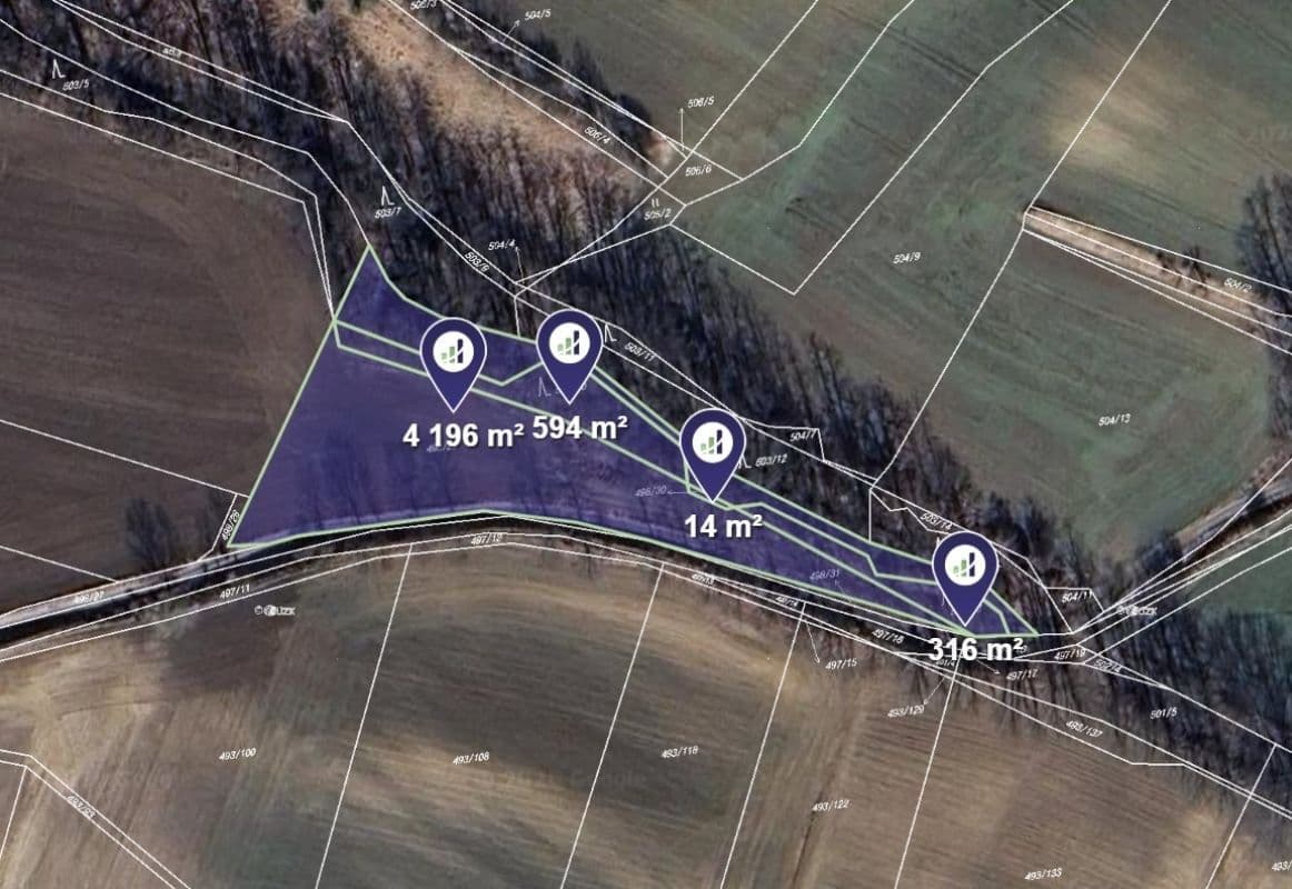 Predaj pozemku 5.120 m², Mělník, Středočeský kraj Predaj pozemku 5.120 m², Mělník, Středočeský kraj