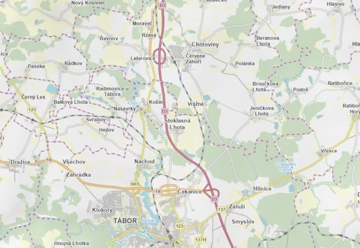 Predaj pozemku 2.583 m², Chotoviny, Jihočeský kraj Predaj pozemku 2.583 m², Chotoviny, Jihočeský kraj