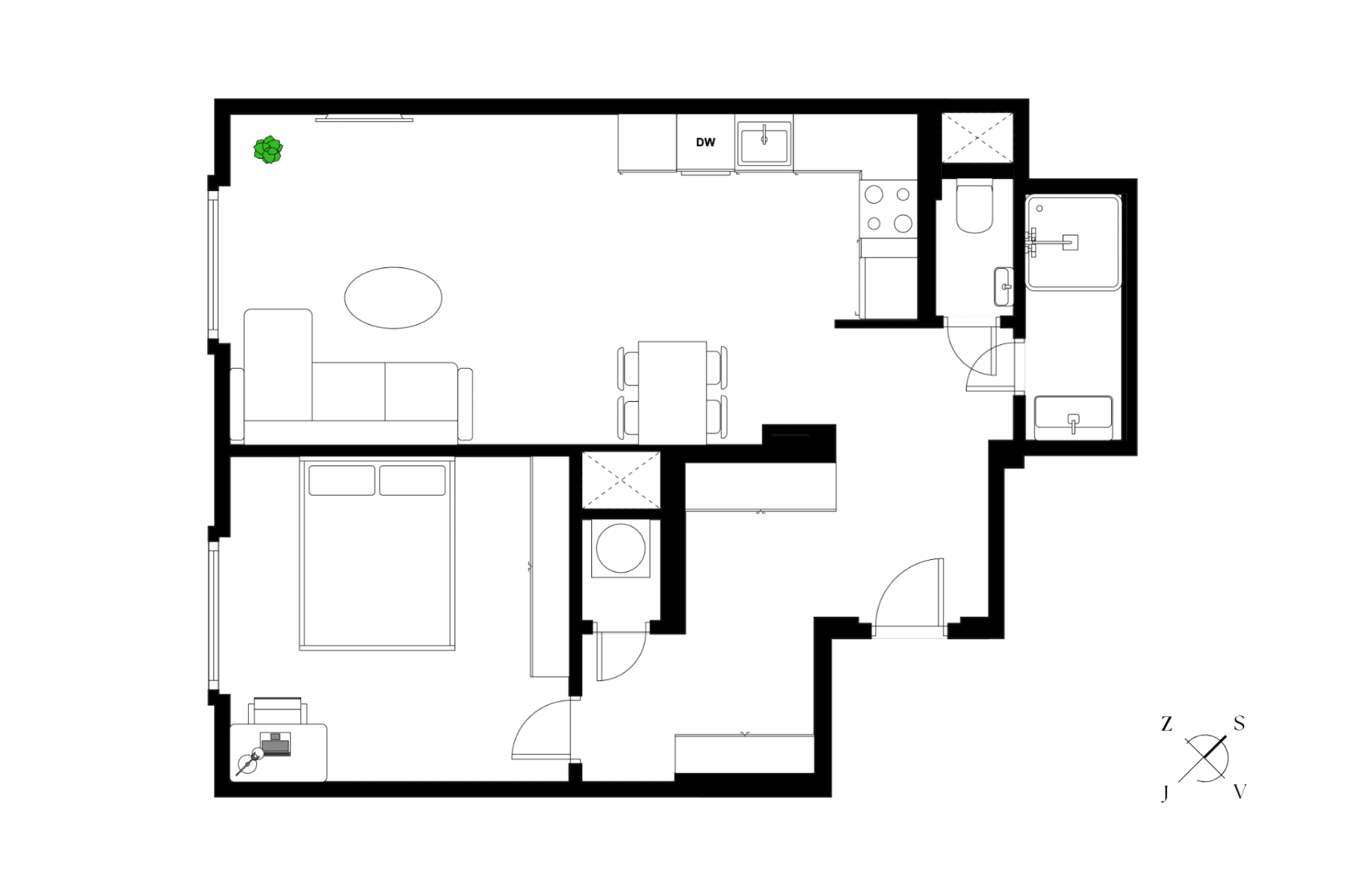Predaj bytu 2-izbový 54 m², Ruská, Praha, Praha Predaj bytu 2-izbový 54 m², Ruská, Praha, Praha