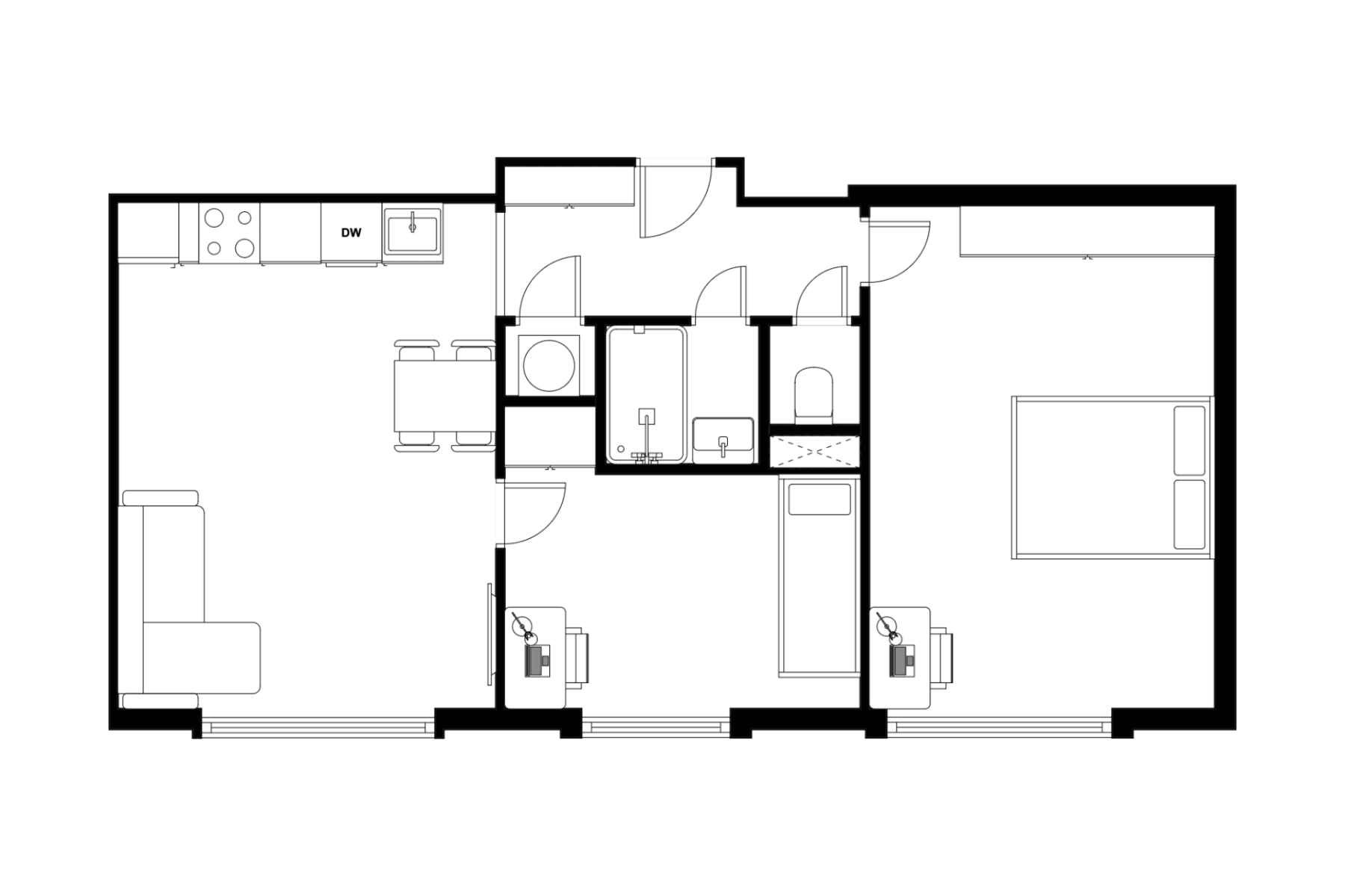 Predaj bytu 3-izbový 54 m², Pod Lipami, Praha, Praha Predaj bytu 3-izbový 54 m², Pod Lipami, Praha, Praha