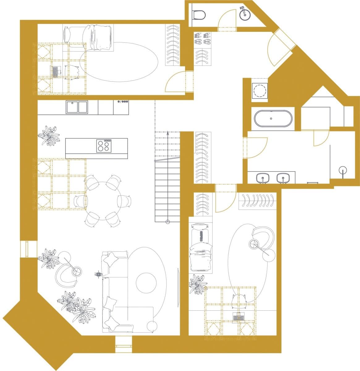 Prenájom bytu 4-izbový 159 m², Sokolovská, Praha, Praha Prenájom bytu 4-izbový 159 m², Sokolovská, Praha, Praha