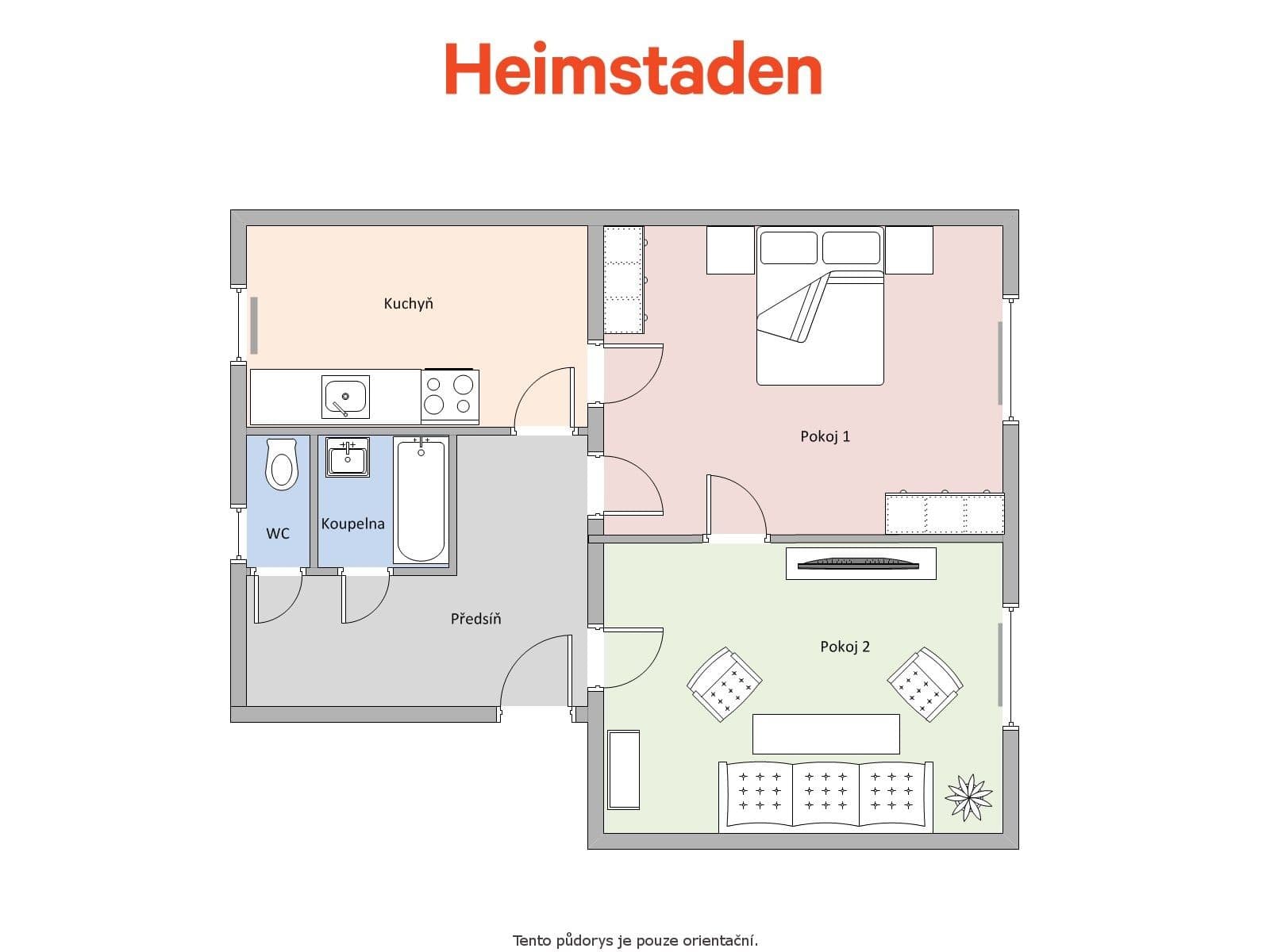 Prenájom bytu 2-izbový 49 m², Gustava Klimenta, Havířov, Moravskoslezský kraj Prenájom bytu 2-izbový 49 m², Gustava Klimenta, Havířov, Moravskoslezský kraj