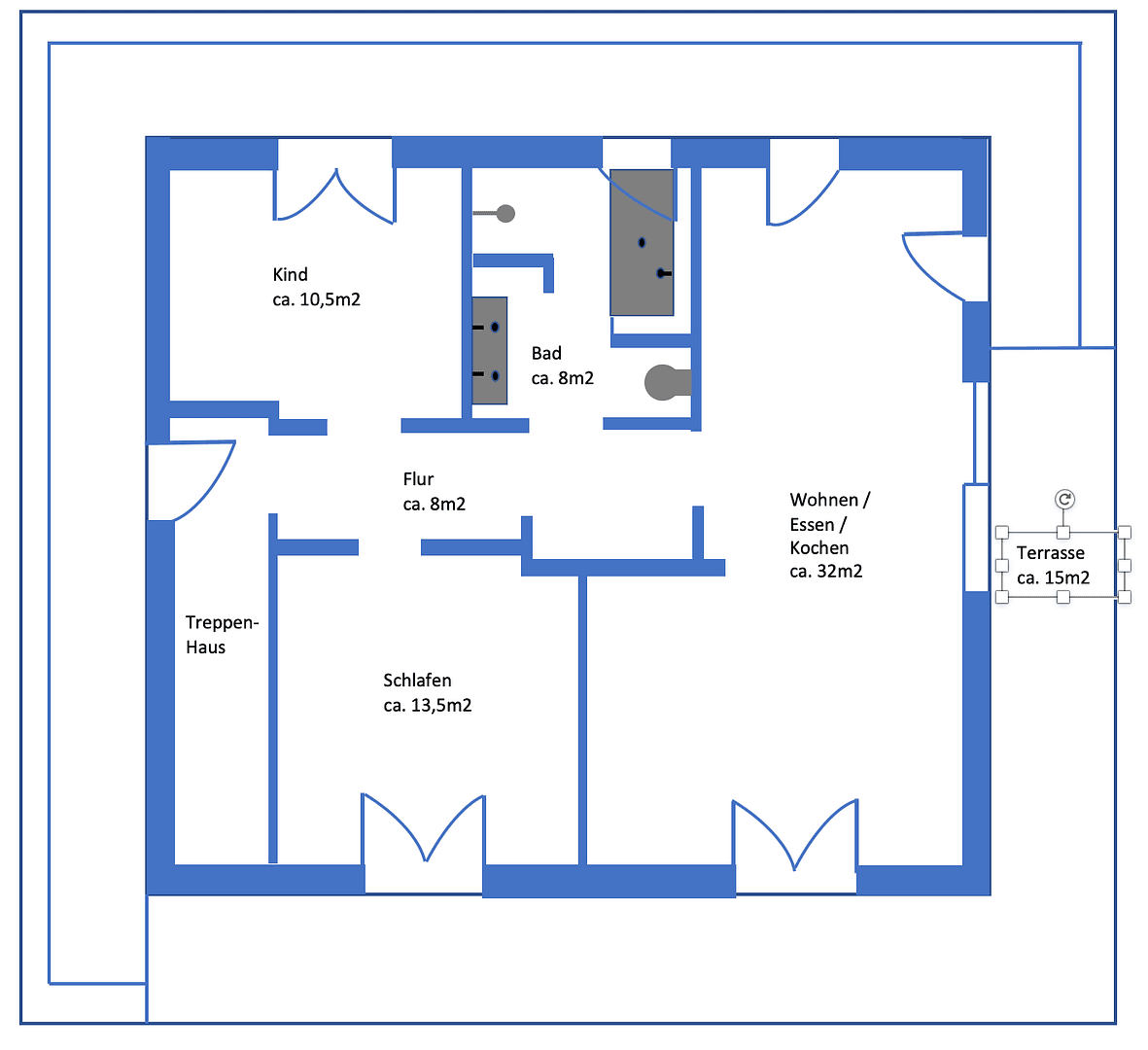 Prenájom bytu 3-izbový 86 m², Neusatzer Straße 5, München, Bavorsko Prenájom bytu 3-izbový 86 m², Neusatzer Straße 5, München, Bavorsko