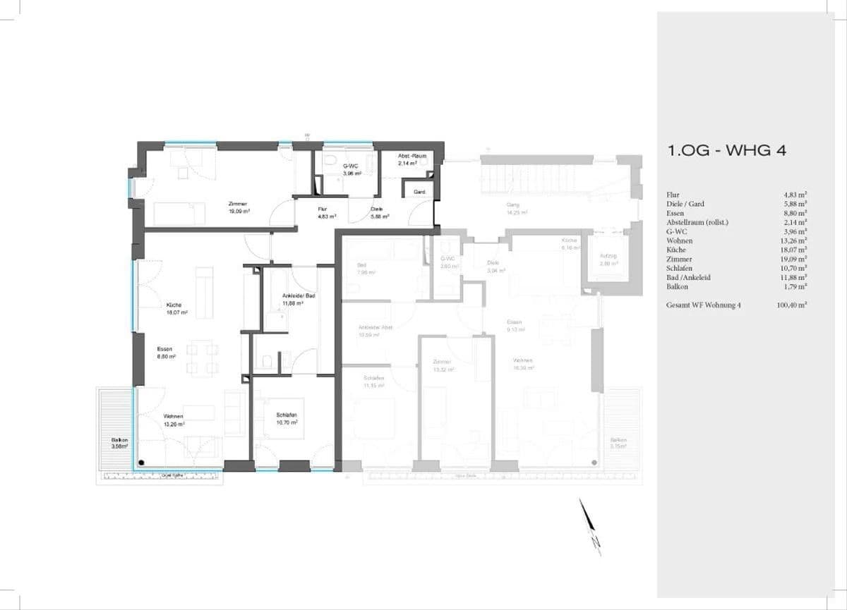 Predaj bytu 3-izbový 101 m², Hamburg, Hamburg Predaj bytu 3-izbový 101 m², Hamburg, Hamburg