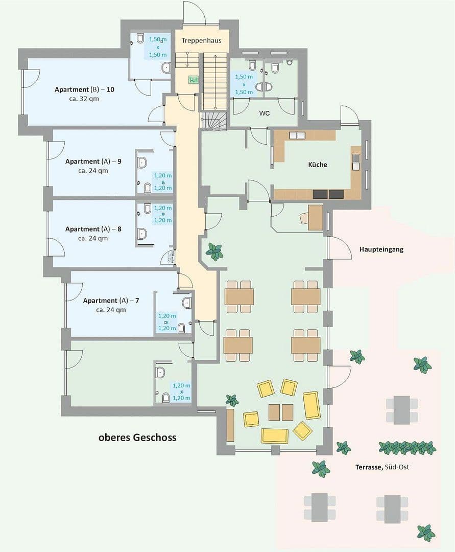 Prenájom bytu 1-izbový 24 m², Zur Rieselwiese 7b, Demen, Meklenbursko-Predpomoransko Prenájom bytu 1-izbový 24 m², Zur Rieselwiese 7b, Demen, Meklenbursko-Predpomoransko