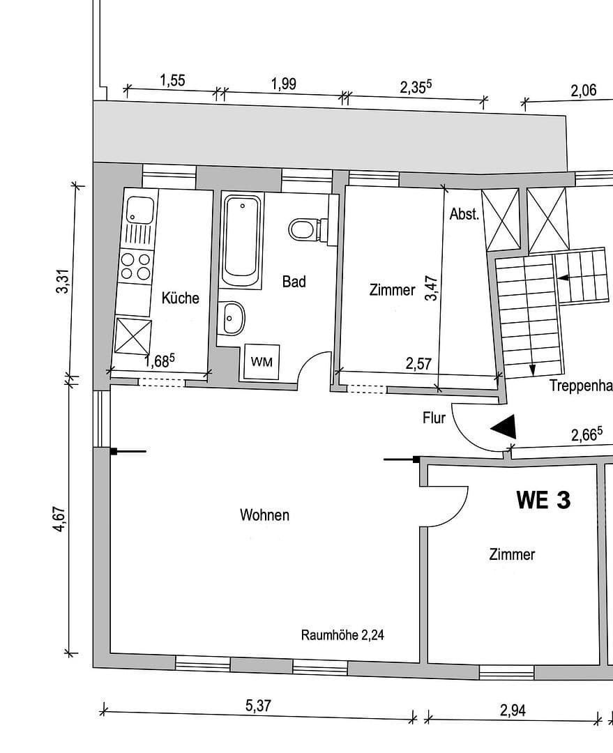 Prenájom bytu 3-izbový 61 m², Lauenburg/Elbe, Šlezvicko-Holštajnsko Prenájom bytu 3-izbový 61 m², Lauenburg/Elbe, Šlezvicko-Holštajnsko