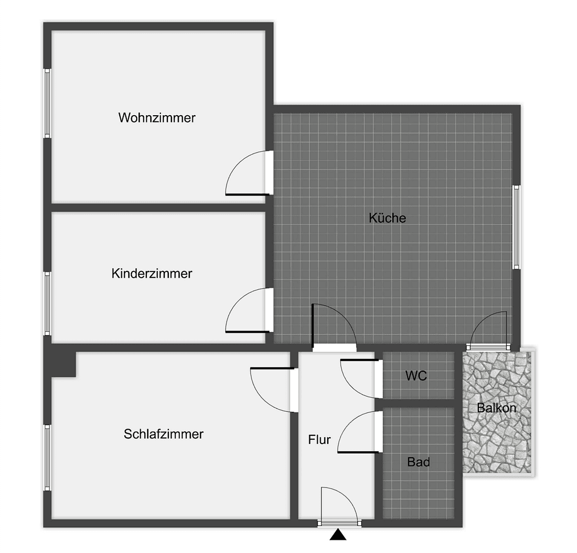 Predaj bytu 3-izbový 63 m², Grüner Hof 32, Köln, Severné Porýnie - Westfálsko Predaj bytu 3-izbový 63 m², Grüner Hof 32, Köln, Severné Porýnie - Westfálsko