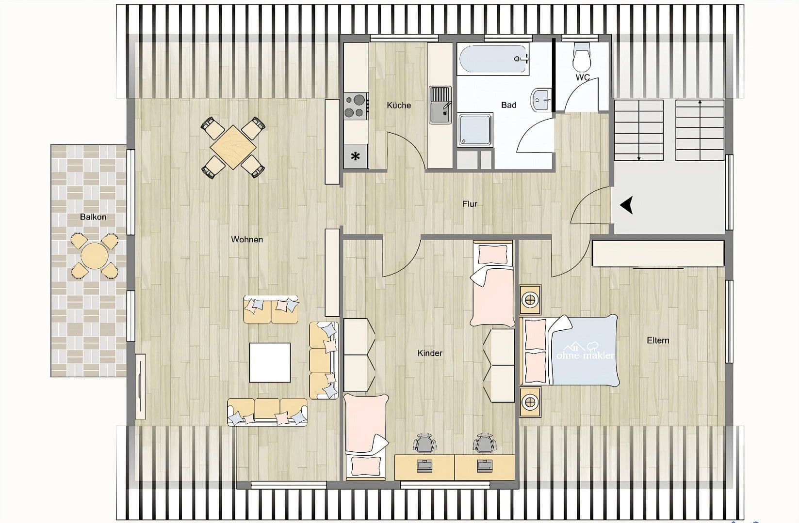 Predaj bytu 4-izbový 92 m², Mönsheim, Bádensko-Wurttembersko Predaj bytu 4-izbový 92 m², Mönsheim, Bádensko-Wurttembersko
