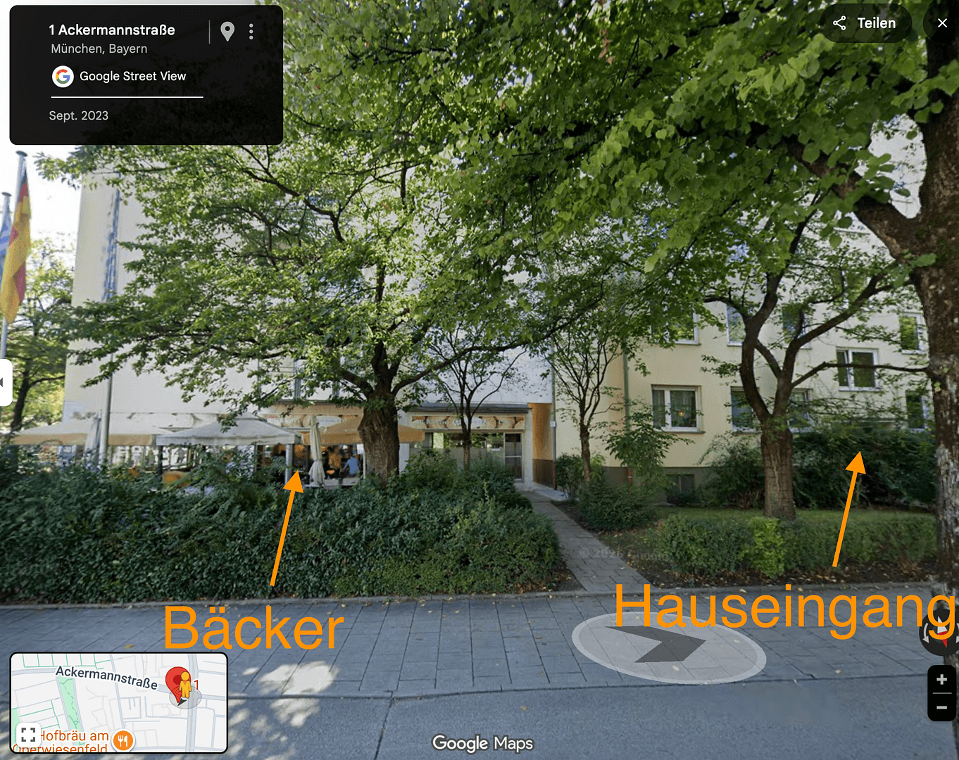 Prenájom bytu 1-izbový 15 m², Ackermannstrasse 1, München, Bavorsko Prenájom bytu 1-izbový 15 m², Ackermannstrasse 1, München, Bavorsko