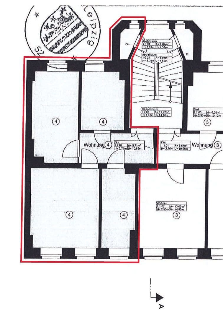 Prenájom bytu 2-izbový 50 m², Rosa-Luxemburg Straße 56, Leipzig, Sasko Prenájom bytu 2-izbový 50 m², Rosa-Luxemburg Straße 56, Leipzig, Sasko