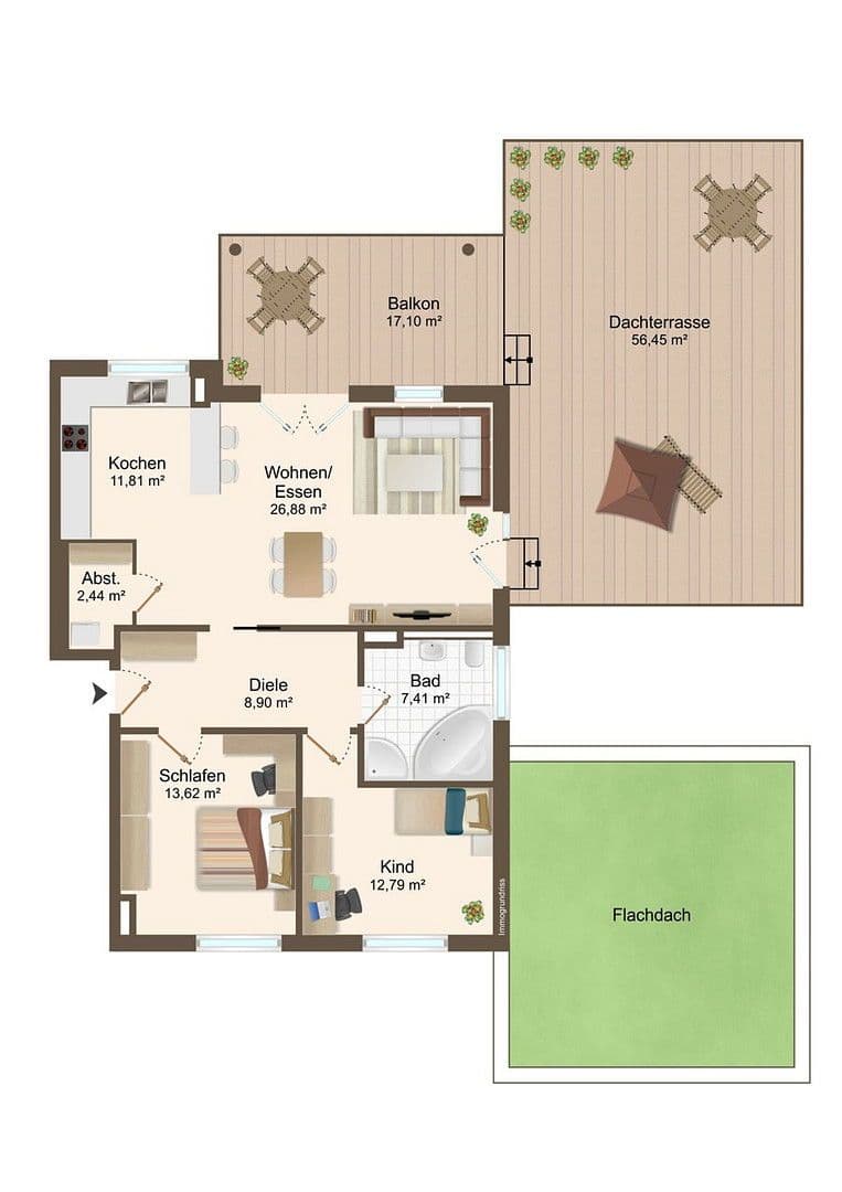 Prenájom bytu 3-izbový 107 m², Lahr/Schwarzwald, Bádensko-Wurttembersko Prenájom bytu 3-izbový 107 m², Lahr/Schwarzwald, Bádensko-Wurttembersko