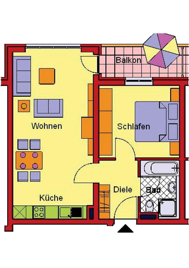 Prenájom bytu 2-izbový 51 m², Christian-Pabst-Weg 5, Bad Tölz, Bavorsko Prenájom bytu 2-izbový 51 m², Christian-Pabst-Weg 5, Bad Tölz, Bavorsko