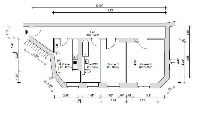 Predaj bytu 2-izbový 66 m², Chausseestr. 9, Berlin, Berlín Predaj bytu 2-izbový 66 m², Chausseestr. 9, Berlin, Berlín
