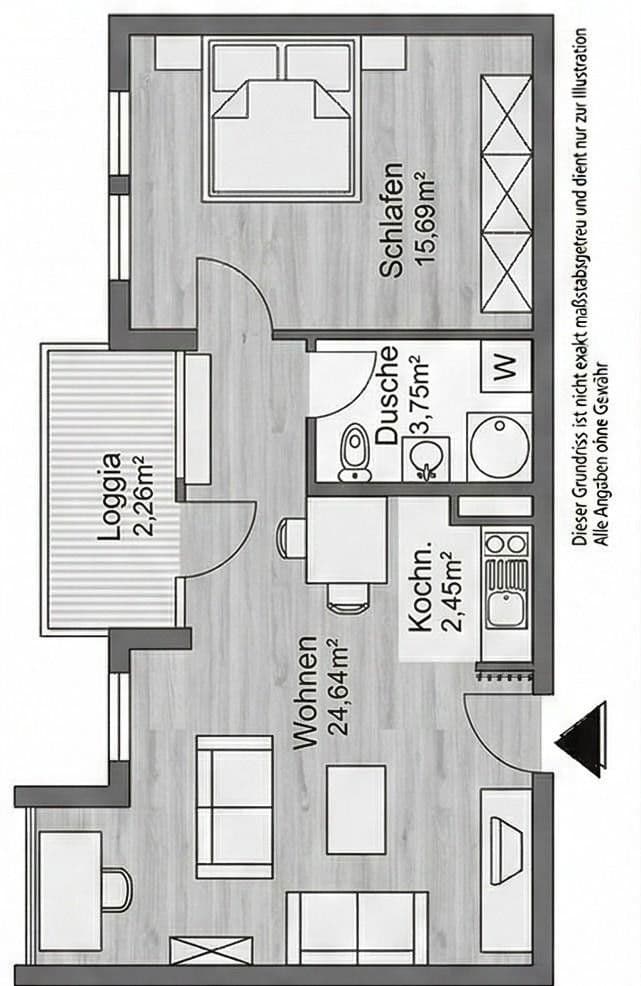 Predaj bytu 2-izbový 49 m², Woerishofferstraße 12, Karlsruhe, Bádensko-Wurttembersko Predaj bytu 2-izbový 49 m², Woerishofferstraße 12, Karlsruhe, Bádensko-Wurttembersko