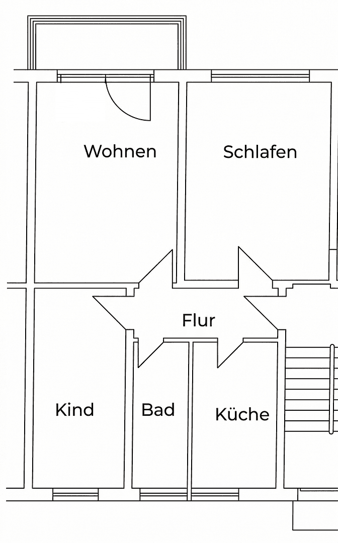 Predaj bytu 3-izbový 57 m², Brandenburg an der Havel, Brandenbursko Predaj bytu 3-izbový 57 m², Brandenburg an der Havel, Brandenbursko