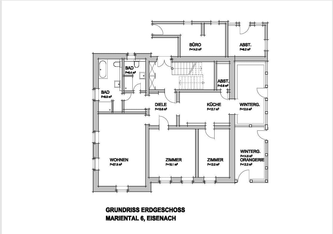 Predaj domu 365 m², pozemek 2.364 m², Mariental 6, Eisenach, Durínsko Predaj domu 365 m², pozemek 2.364 m², Mariental 6, Eisenach, Durínsko