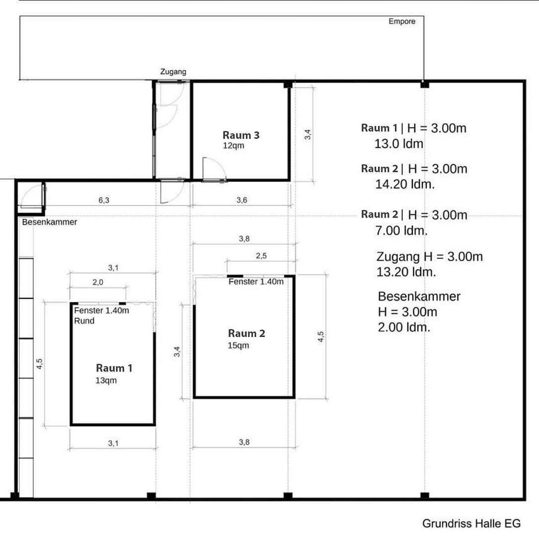 Prenájom nebytového priestoru 227 m², Hörder Strasse 288, Witten, Severné Porýnie - Westfálsko Prenájom nebytového priestoru 227 m², Hörder Strasse 288, Witten, Severné Porýnie - Westfálsko
