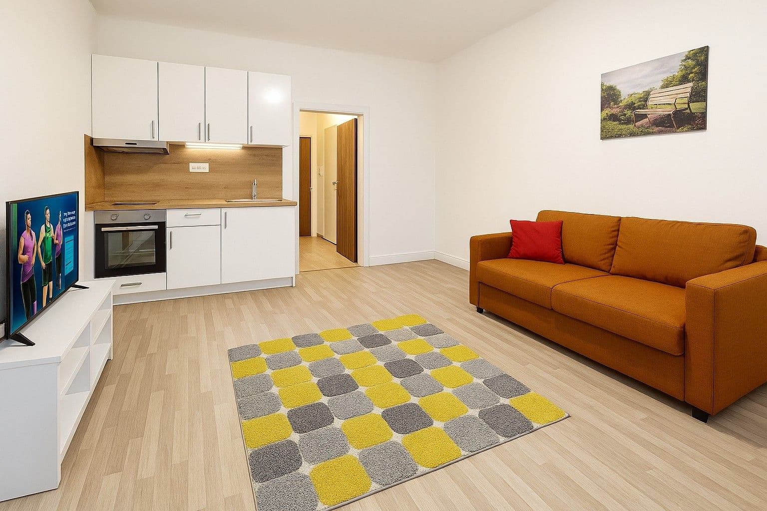 Prenájom bytu 1-izbový 28 m², Novgorodská, Praha, Praha Prenájom bytu 1-izbový 28 m², Novgorodská, Praha, Praha