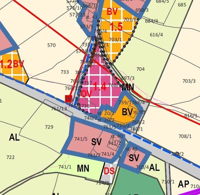 Predaj pozemku 3.207 m², Svatá Maří, Jihočeský kraj Predaj pozemku 3.207 m², Svatá Maří, Jihočeský kraj